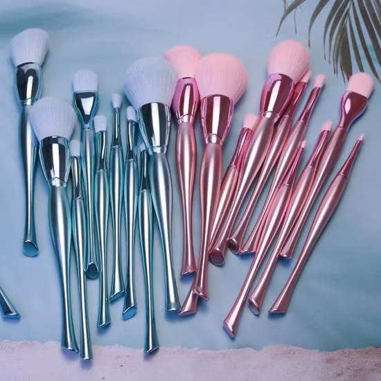 10PCS Makeup Brushes Set Cosmetic Foundation Lip Blending Brushes Tool