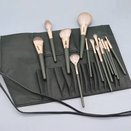 14PCS Megnetic Cosmetic Brush Set with Private Label Premium Synthetic Hair Make up Brush